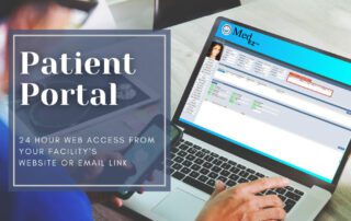 Access patient portals from your website.